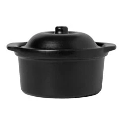 Broste Copenhagen Vig Ofenfeste Form Mit Deckel Schwarz