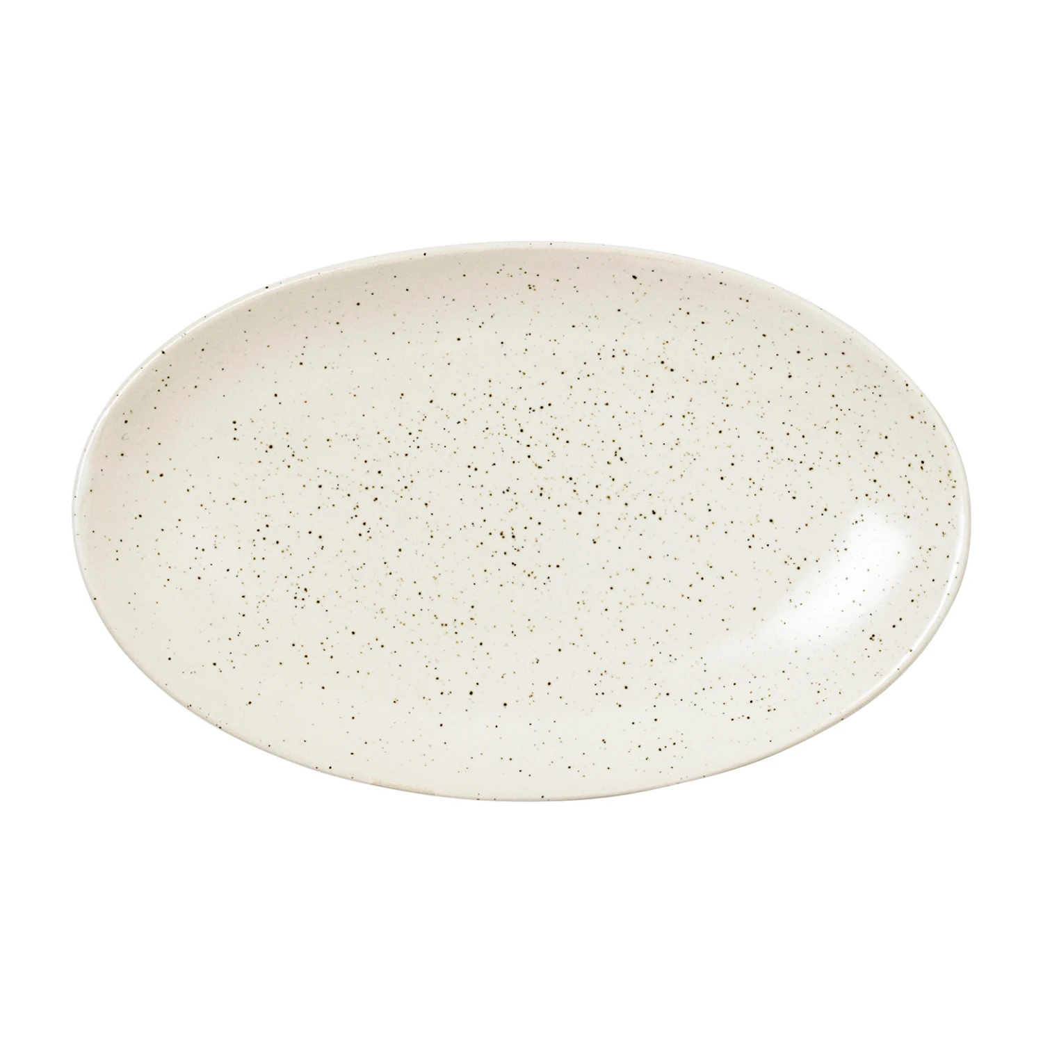 Broste Copenhagen Nordic Vanilla Teller Oval 22cm 3 Broste Copenhagen Nordic Vanilla Teller Oval 22cm