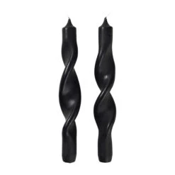 Broste Copenhagen Twist Twisted Candles Gedrehte Kerze 23cm 2er Pack