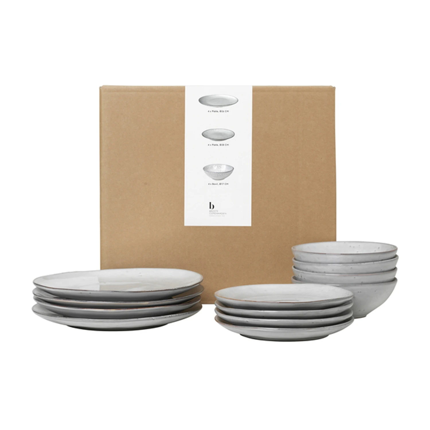 Broste Copenhagen Nordic Sand Geschirr-Set 3 Broste Copenhagen Nordic Sand Geschirr-Set