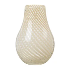 Broste Copenhagen Ada Cross Stripe Vase 22,5cm