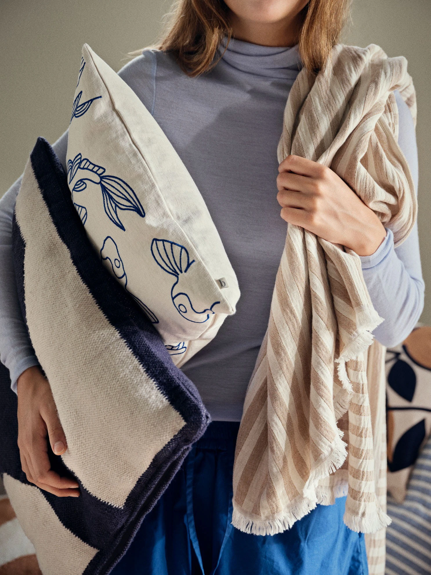 Broste Copenhagen Koi Kissenbezug 50 X 50cm 4 Broste Copenhagen Koi Kissenbezug 50 X 50cm – Bild 2